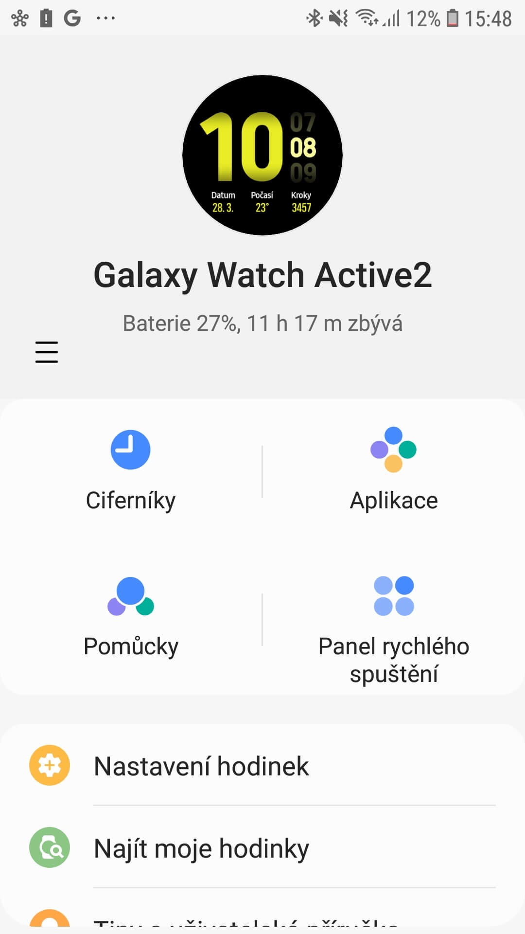 Aplikace Samsung Galaxy