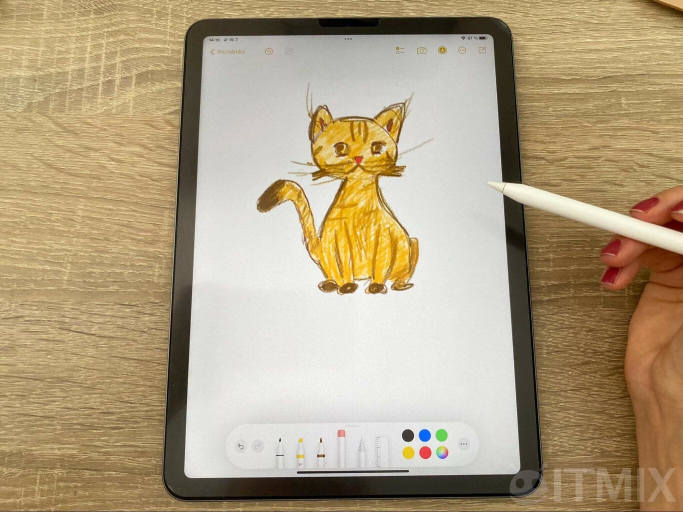 Na iPadu lze snadno kreslit