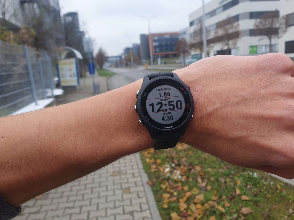 Údaje jsou přehledné i bez přerušení aktivity
