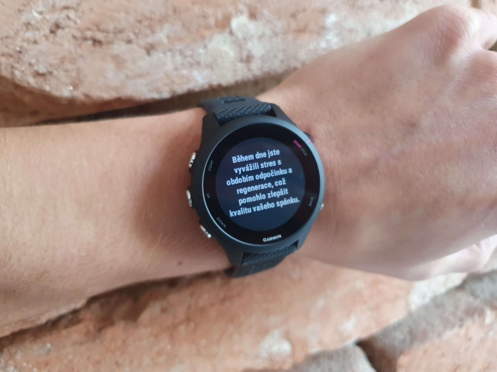 Následuje detailnější popis vašeho spánku