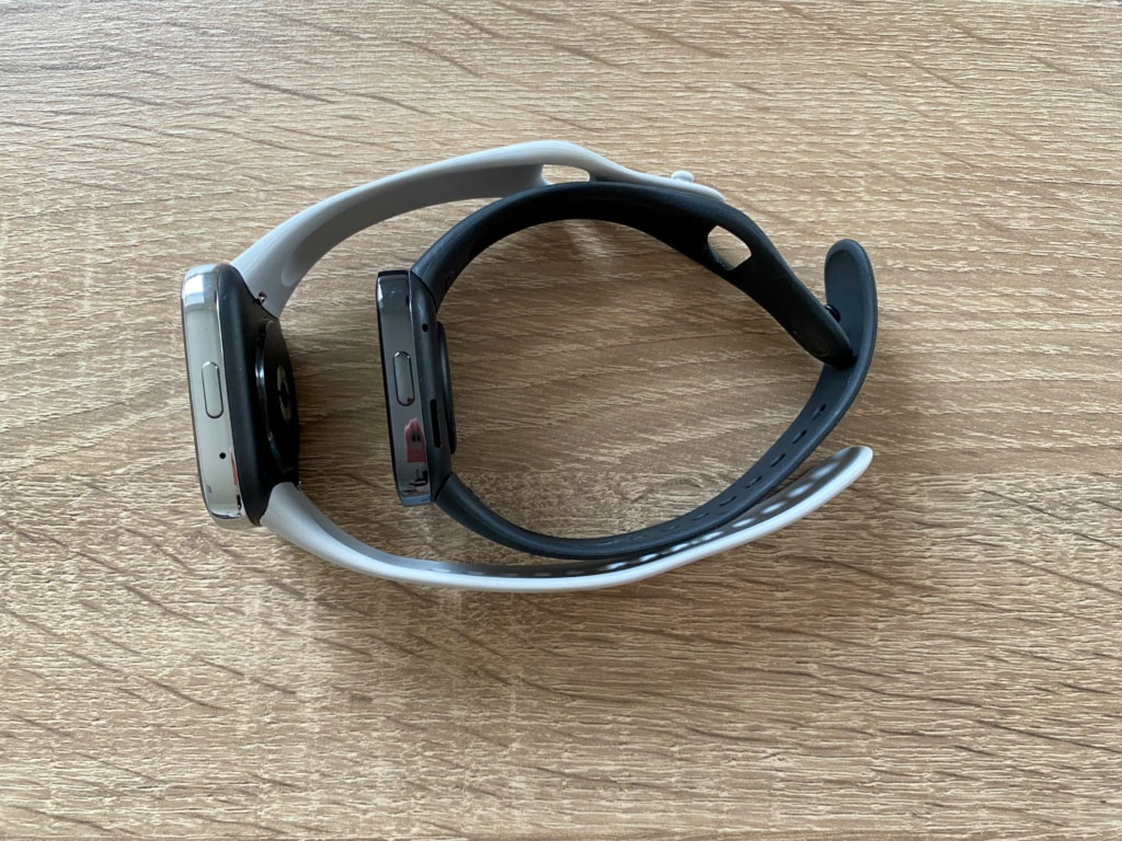 Redmi Watch 3 Active (vlevo), Watch 3 (vpravo)