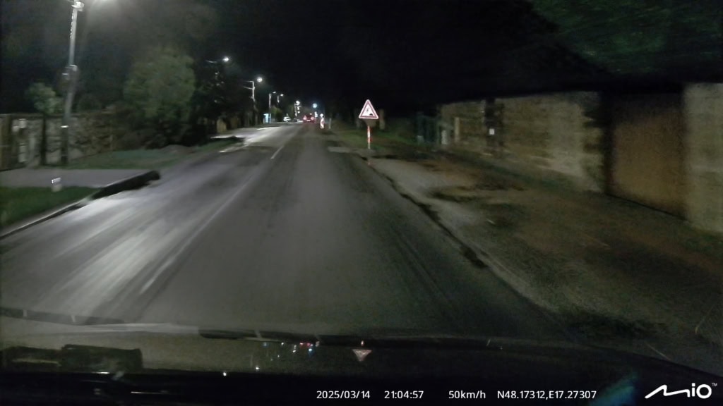Noční záznam s HDR