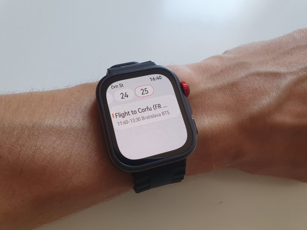 Kalendář synchronizován s telefonem