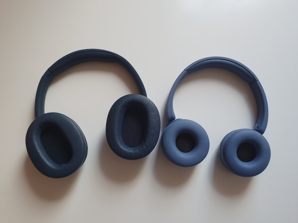 SONY WH-CH520 jsou nižším modelem portfolia
