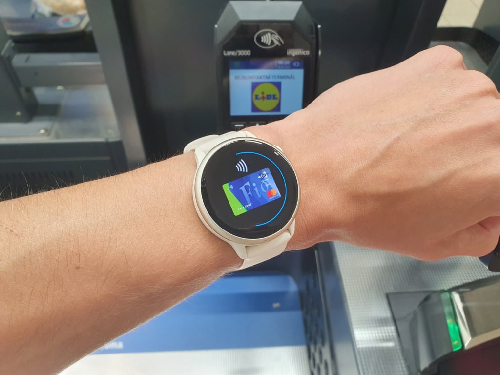 Platby přes Garmin Pay