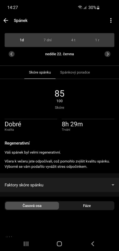 Monitoring spánku