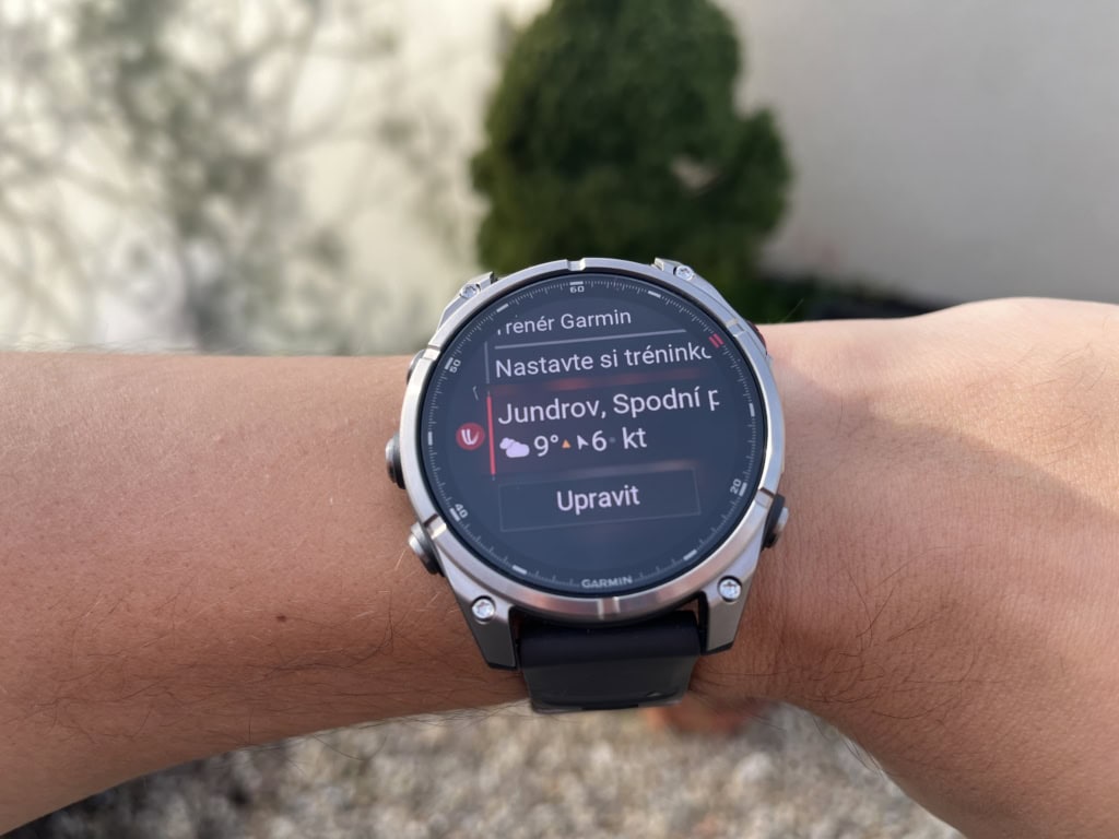 Aktuální počasí jako rychle dostupná zkratka (Foto: Stanislav Janů)