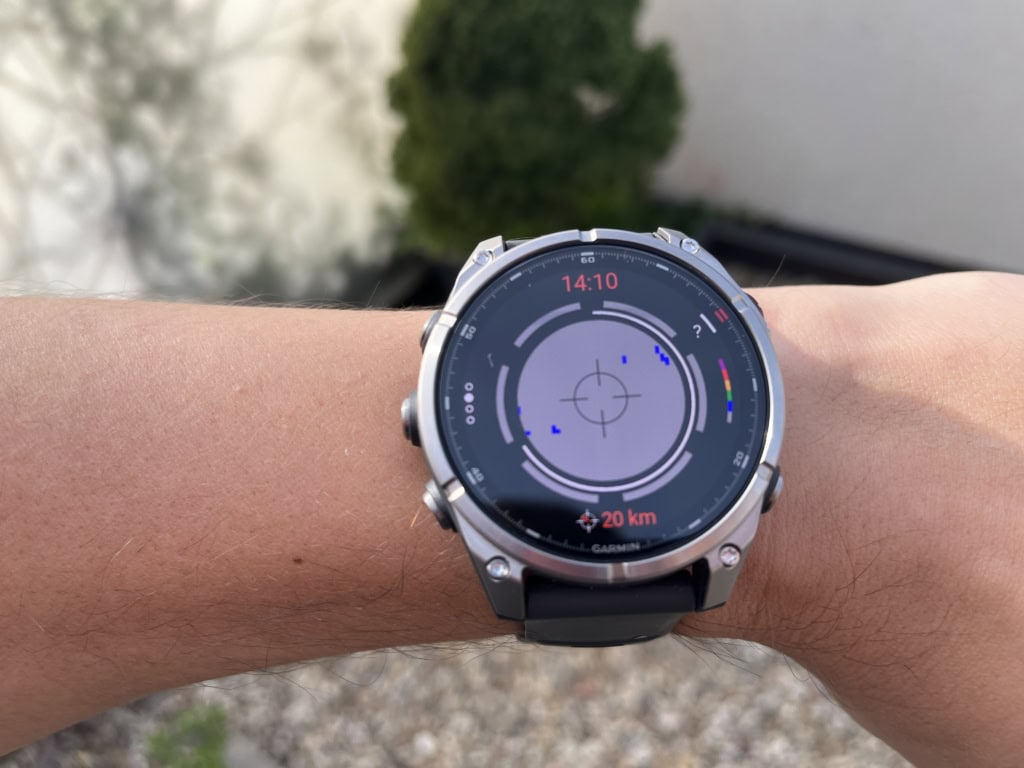 Widget a meteoradar pro okruh 20 km. (Foto: Stanislav Janů)