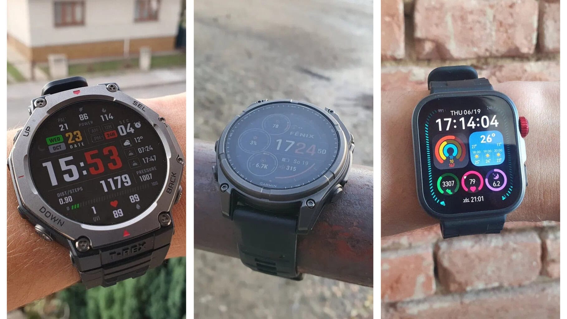 3 nejlepší chytré hodinky, jaké jsem testoval: Vítěze má Amazfit, Garmin i Huawei