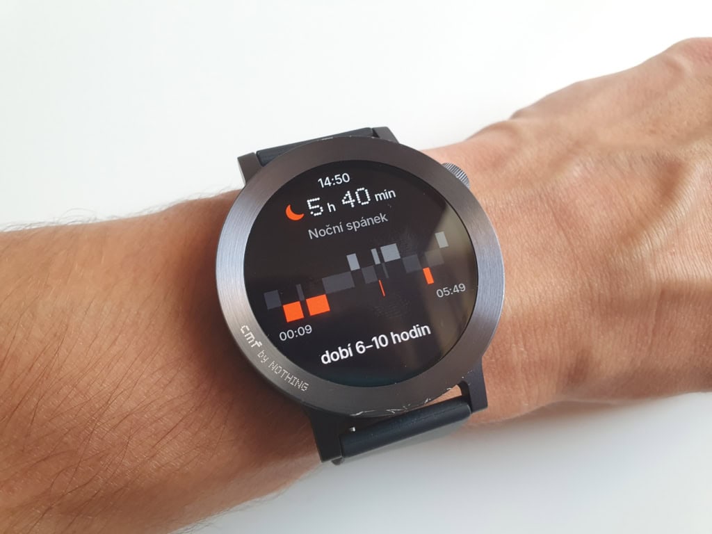 Graf spánkových fází. Foto: Martin Dajča