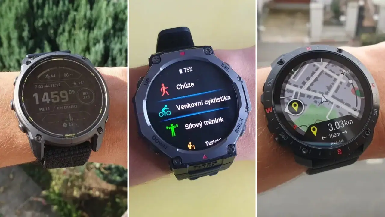 3 nejlepší hodinky pro extrémní outdoor, které jsme testovali: solární nabíjení je výhodou