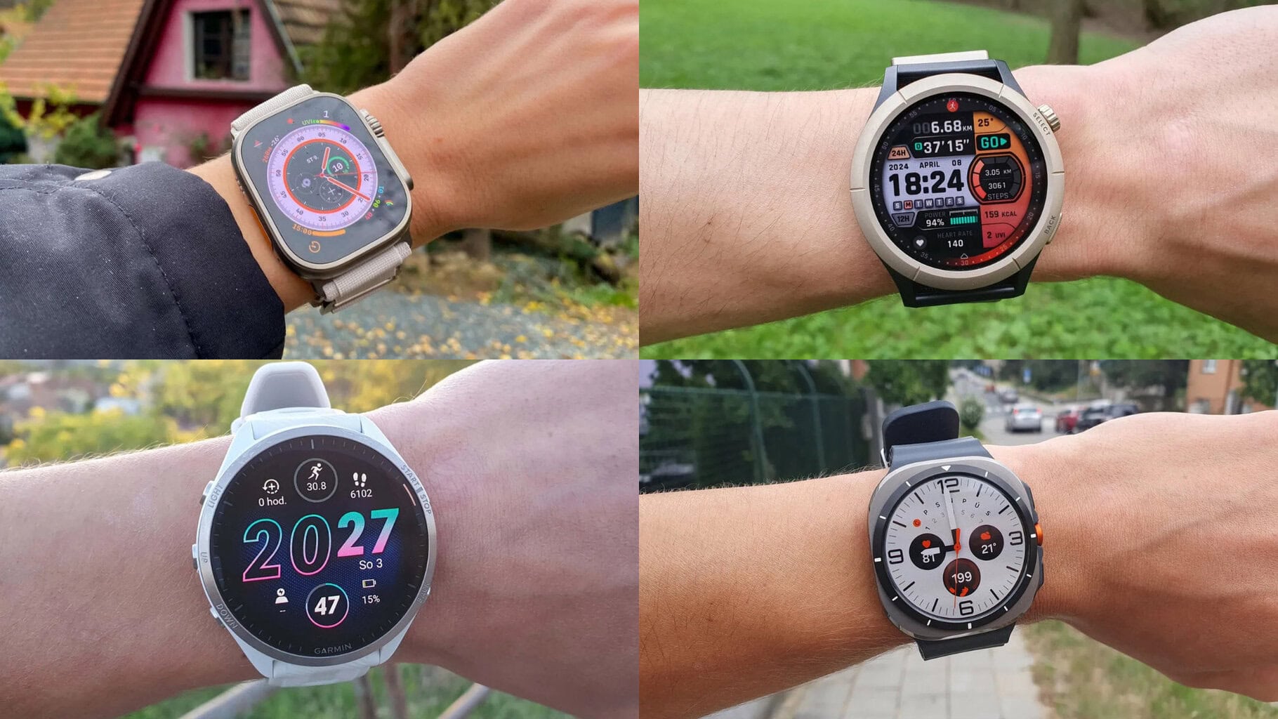 Nejprodávanější chytré hodinky různých cenových kategorií. Foto: Martin Dajča