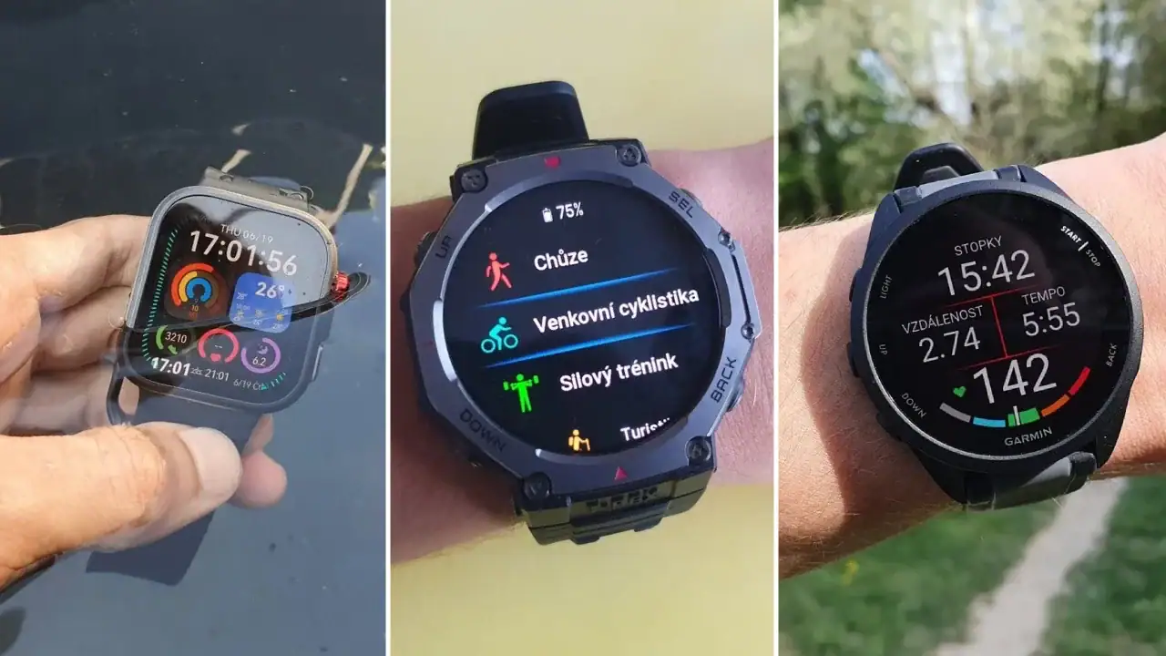 Nejlepší chytré hodinky se skvělou baterkou, které jsme otestovali: Zvládnou až 3 týdny na jedno nabití?