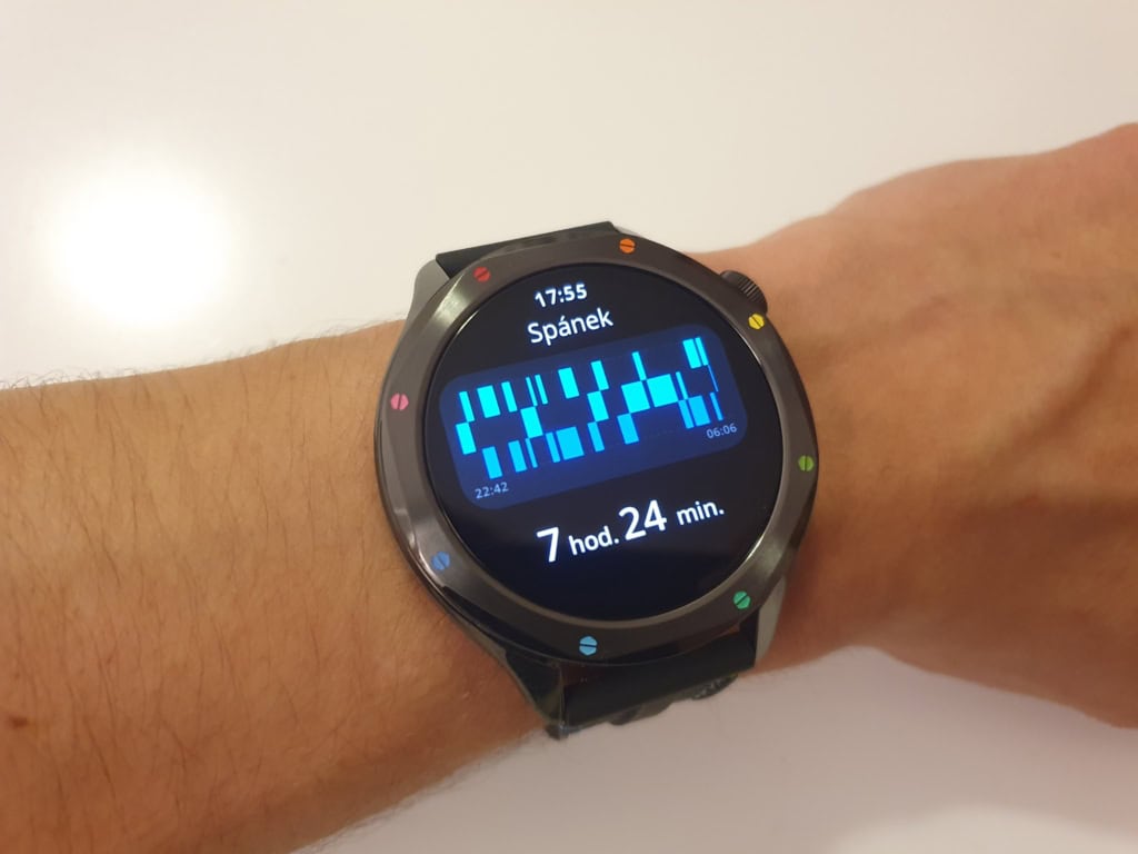 Podrobný graf spánku. Foto: Martin Dajča