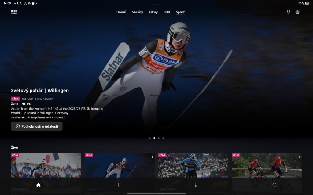 Aplikace HBO Max pro Android (Foto: Stanislav Janů)