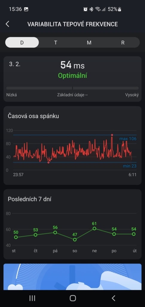 Kolísání tepovky. Foto: Martin Dajča