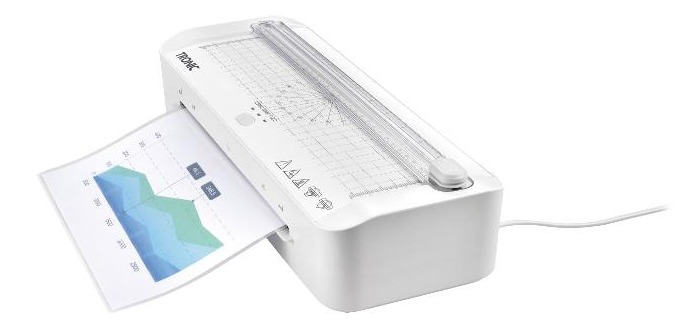 V bílém provedení stroj zapouzdří list papíru zhruba za 45 sekund. Zdroj: Oficiální materiály distributora.
