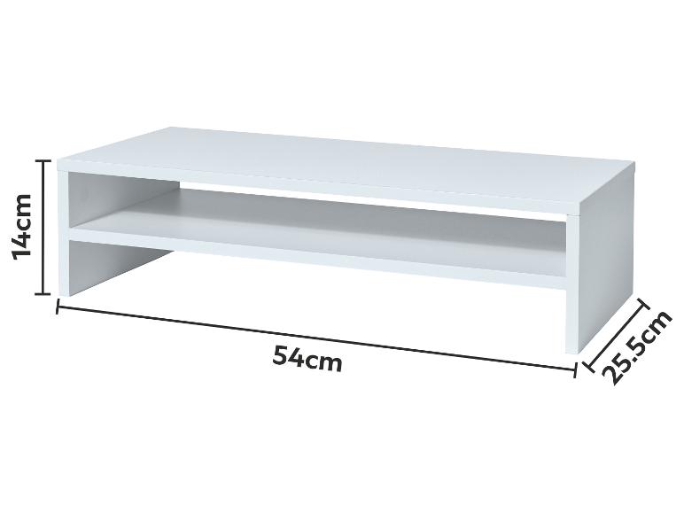 Podstavec měří 54 centimetrů na šířku a monitor zvedne o 14 centimetrů. Zdroj: Oficiální materiály distributora.